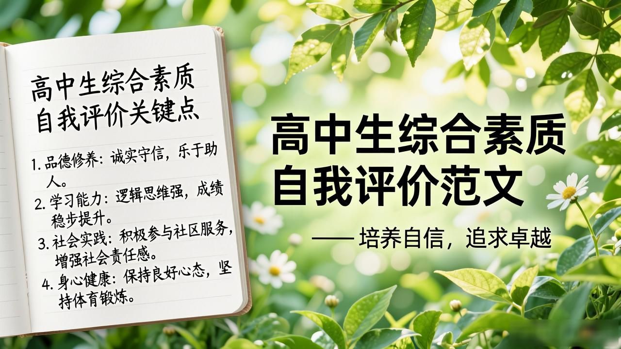 高中生自我評價范文