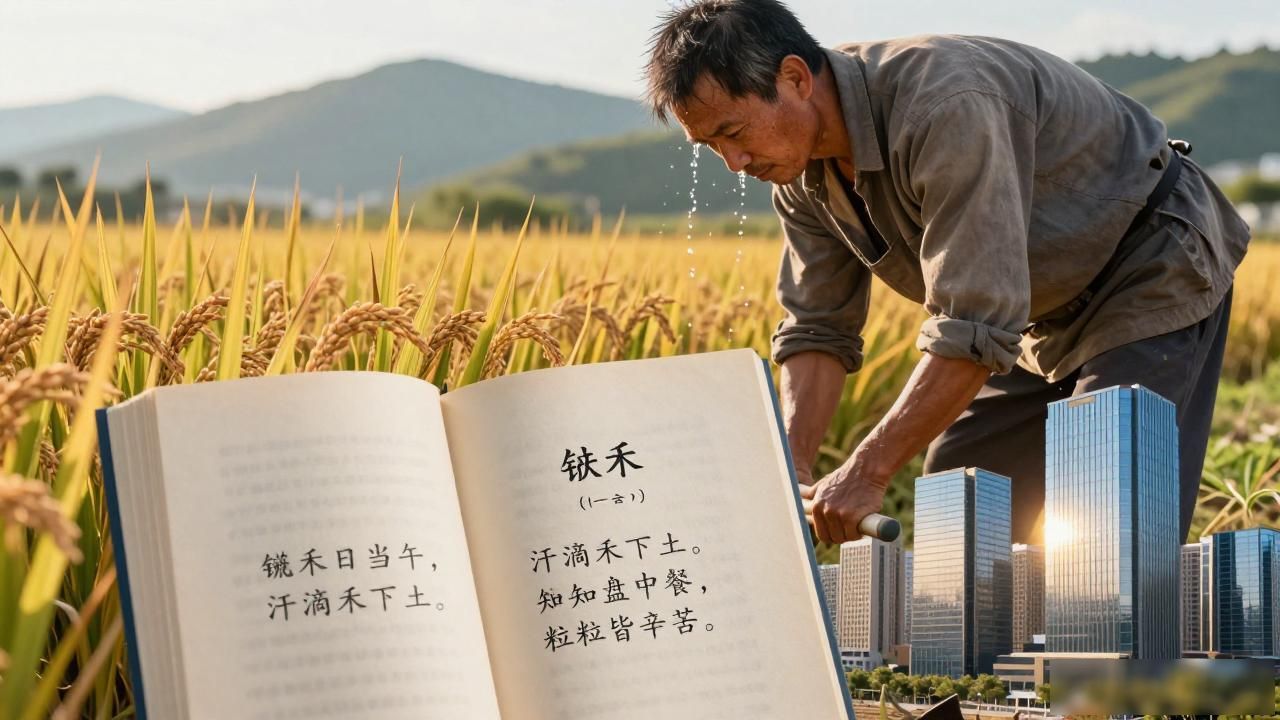古詩《鋤禾》全詩