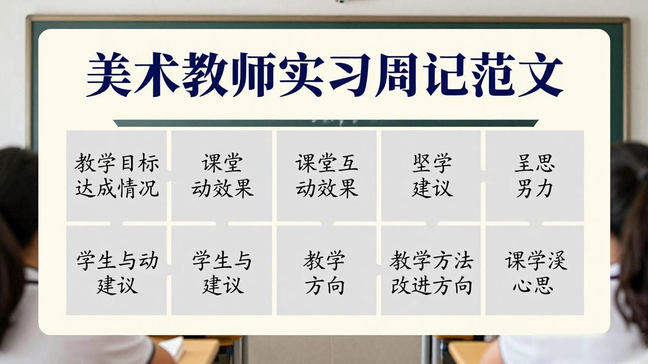 美術教師實習周記范文